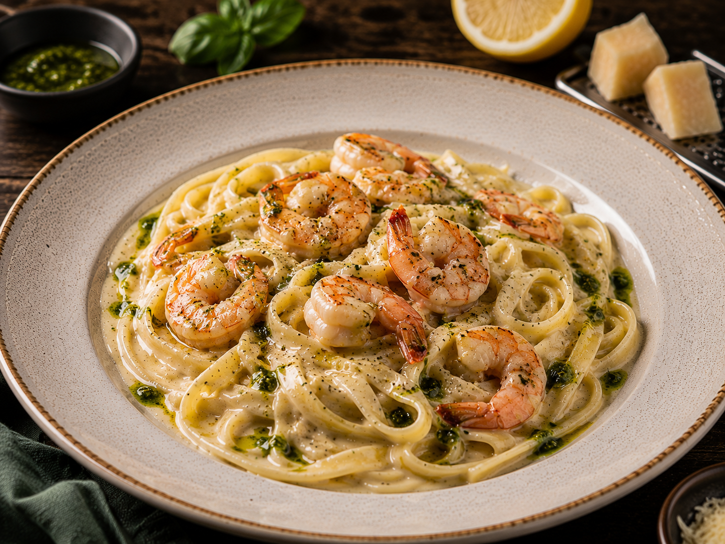 FETTUCCINE GAMBERI